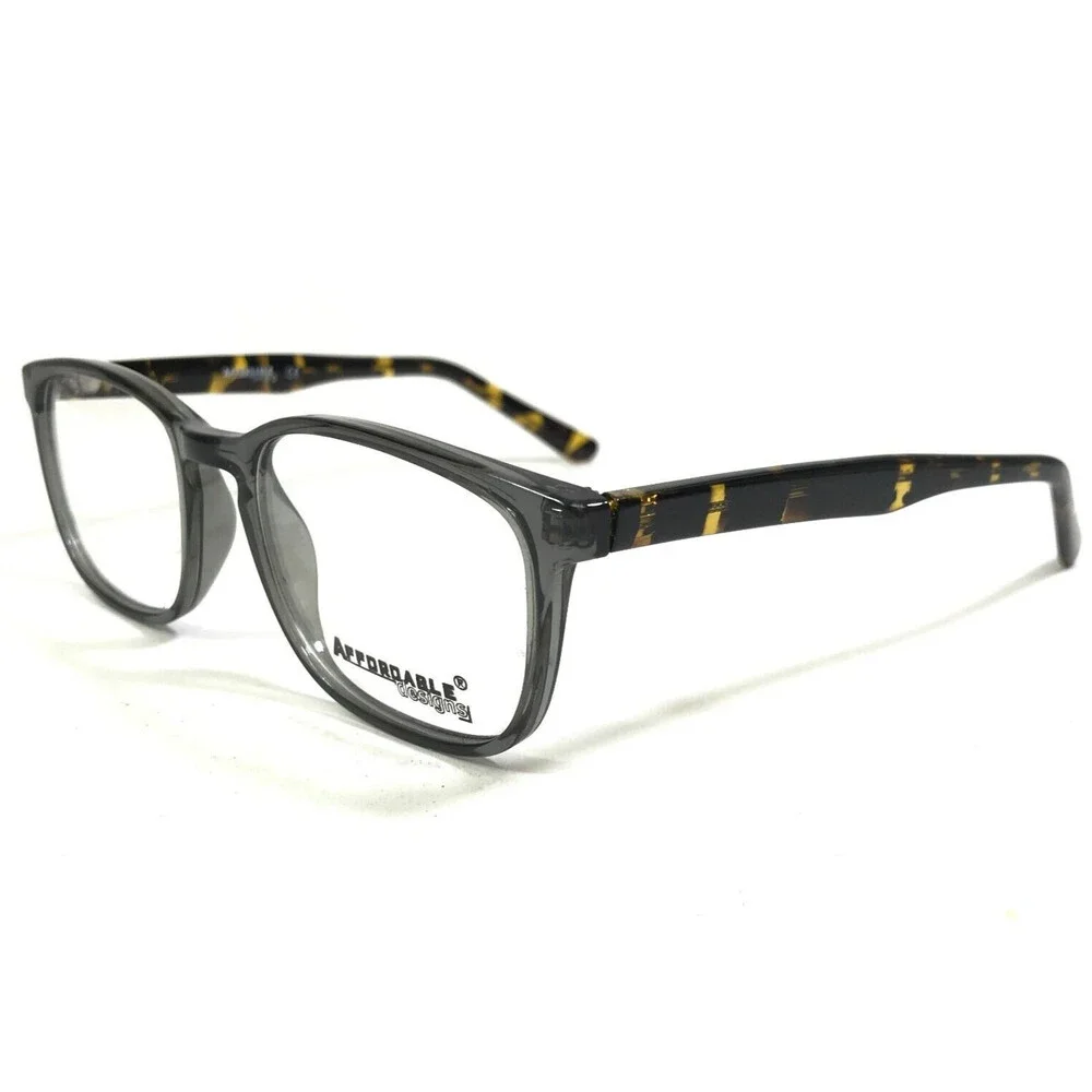 Affordable Designs Eyeglasses Frames HARPY BLUE TORTOISE Square 52-19-145